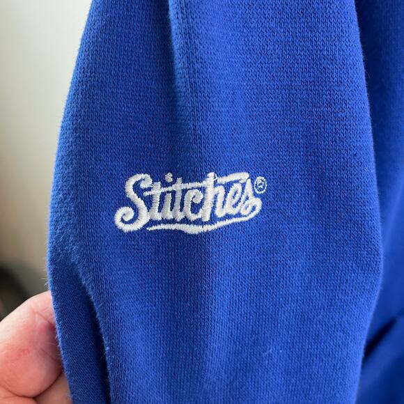 Blue Hoodie with Red Logo - Picture 7 of 9